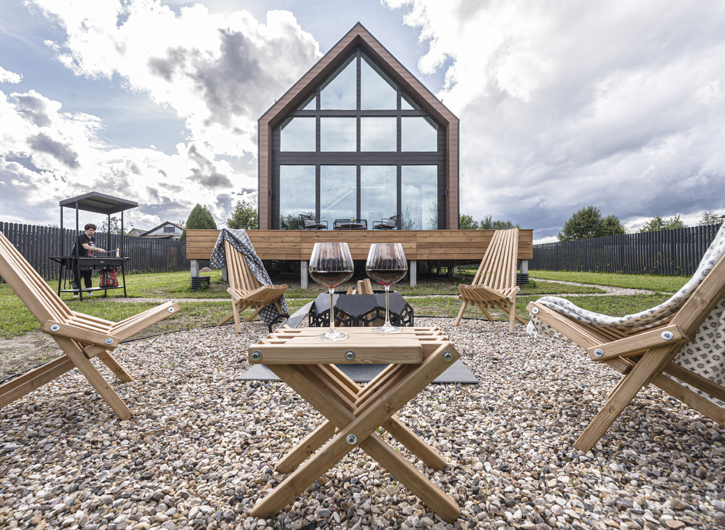 Дом с парящей террасой